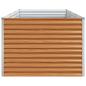 Preview: Hochbeet Hellbraun 290 x 100 x 68 cm Verzinkter Stahl