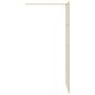 Preview: Walk-in Duschwand Gold 90 x 195 cm Gehärtetes Glas