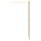 Preview: Walk-in Duschwand Gold 100 x 195 cm Gehärtetes Glas