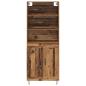 Preview: Highboard Altholz 69,5 x 34 x 180 cm Holzwerkstoff