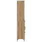 Preview: Highboard Artisan-Eiche 69,5 x 34 x 180 cm Holzwerkstoff