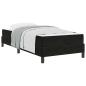 Preview: Boxspringbett mit Matratze Schwarz 90 x 220 cm Stoff