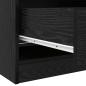 Preview: Kleiderschrank Schwarze Eiche 30 x 50 x 200 cm Holzwerkstoff
