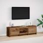 Preview: ARDEBO.de - Fernsehschrank mit LED Altholz 140 x 34 x 40 cm Holzwerkstoff