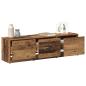 Preview: Fernsehschrank mit LED Altholz 140 x 34 x 40 cm Holzwerkstoff