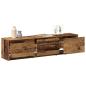 Preview: Fernsehschrank mit LED Altholz 165 x 34 x 40 cm Holzwerkstoff