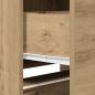 Preview: TV Schrank mit LEDs Kunsthandwerk Eiche 162 x 34 x 40 cm