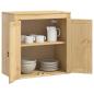 Preview: Schrank mit Regal Honig 60 x 32 x 40 cm Massives Kiefernholz