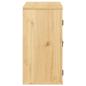 Preview: Schrank mit Regal Honig 60 x 32 x 40 cm Massives Kiefernholz