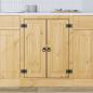 Preview: Schrank mit Regal Honig 60 x 46 x 81,5 cm Massives Kiefernholz