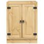 Preview: Schrank mit Regal Honig 60 x 46 x 81,5 cm Massives Kiefernholz