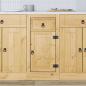 Preview: Schrank mit Regal Honig 40 x 46 x 81.5 cm Massives Kiefernholz