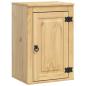Preview: Schrank mit Regal Honig 60 x 32 x 40 cm Massives Kiefernholz