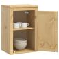 Preview: Schrank mit Regal Honig 60 x 32 x 40 cm Massives Kiefernholz