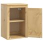 Preview: Schrank mit Regal Honig 60 x 32 x 40 cm Massives Kiefernholz