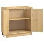 Preview: Schrank mit Regal Honig 80 x 46 x 81.5 cm Massives Kiefernholz