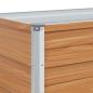 Preview: Hochbeet Hellbraun 160 x 40 x 45 cm Verzinkter Stahl