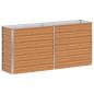 Preview: Hochbeet Hellbraun 160 x 40 x 77 cm Verzinkter Stahl