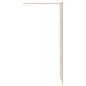 Preview: Walk-in Duschwand Gold 80 x 195 cm Gehärtetes Glas