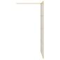 Preview: Walk-in Duschwand Gold 115 x 195 cm Gehärtetes Glas