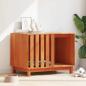 Preview: Hundehütte Wachsbraun 100 x 70 x 70 cm Massives Kiefernholz