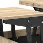 Preview: Couchtisch Sonoma-Eiche 55 x 54,5 x 45 cm Holzwerkstoff