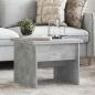 Preview: ARDEBO.de - Couchtisch Beton Grau 55 x 54,5 x 45 cm Holzwerkstoff