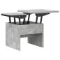 Preview: Couchtisch Beton Grau 55 x 54,5 x 45 cm Holzwerkstoff