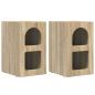 Preview: Nachttisch 2 pcs Sonoma-Eiche 29,5 x 35 x 50 cm Holzwerkstoff