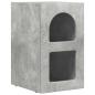 Preview: Nachttisch 2 pcs Beton Grau 29,5 x 35 x 50 cm Holzwerkstoff