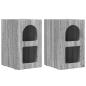 Preview: Nachttisch 2 pcs Graues Sonoma 29,5 x 35 x 50 cm Holzwerkstoff