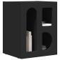 Preview: Nachttisch 2 pcs Schwarz 40 x 35 x 50 cm Holzwerkstoff