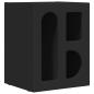Preview: Nachttisch 2 pcs Schwarz 40 x 35 x 50 cm Holzwerkstoff