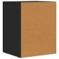 Preview: Nachttisch 2 pcs Schwarz 40 x 35 x 50 cm Holzwerkstoff