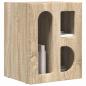Preview: Nachttisch 2 pcs Sonoma-Eiche 40 x 35 x 50 cm Holzwerkstoff