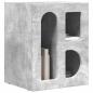 Preview: Nachttisch Beton Grau 40 x 35 x 50 cm Holzwerkstoff