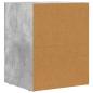 Preview: Nachttisch 2 pcs Beton Grau 40 x 35 x 50 cm Holzwerkstoff