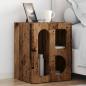 Preview: ARDEBO.de - Nachttisch Altholz 40 x 35 x 50 cm Holzwerkstoff