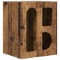Preview: Nachttisch Altholz 40 x 35 x 50 cm Holzwerkstoff