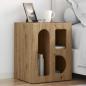 Preview: ARDEBO.de - Nachttisch 2 pcs Artisan-Eiche 40 x 35 x 50 cm Holzwerkstoff