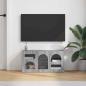 Preview: TV-Schränk ELST 80 x 35 x 40 cm Sonoma-Grau Holzwerkstoff