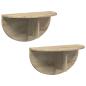 Preview: Wandregal 2 pcs Sonoma-Eiche 38 x 19 x 19 cm Holzwerkstoff