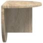 Preview: Wandregal 2 pcs Sonoma-Eiche 38 x 19 x 19 cm Holzwerkstoff
