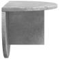 Preview: Wandregal 2 pcs Beton Grau 38 x 19 x 19 cm Holzwerkstoff