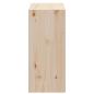 Preview: Weinregal 2 pcs Natur 56 x 25 x 56 cm Massives Kiefernholz