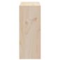Preview: Weinregal 2 pcs Natur 62 x 25 x 62 cm Massives Kiefernholz