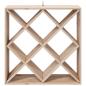 Preview: Weinregal 2 pcs Natur 62 x 25 x 62 cm Massives Kiefernholz