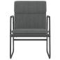 Preview: Loungesessel Dunkelgrau 55x64x80 cm Stoff