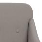 Preview: Sessel Taupe 63x76x80 cm Stoff