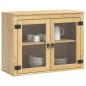 Preview: Schrank mit Regal Honig 60 x 32 x 40 cm Massives Kiefernholz